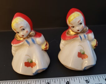 Little Red Riding Hood Salt and Pepper Shakers, 2.5-3 inches