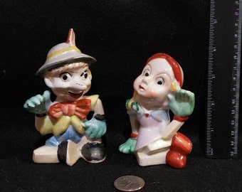 Pinnocchio Salt & Pepper Shakers