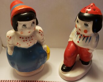 Jack and Jill Salt and Pepper Shakers