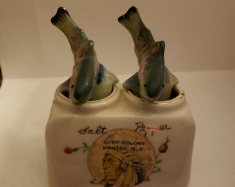 Trout Nodder Salt and Pepper Shakers