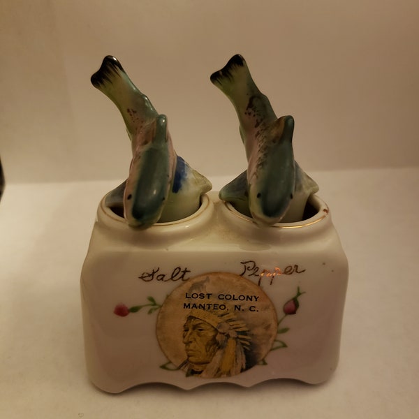 Nodder Salt and Pepper Shakers Etsy