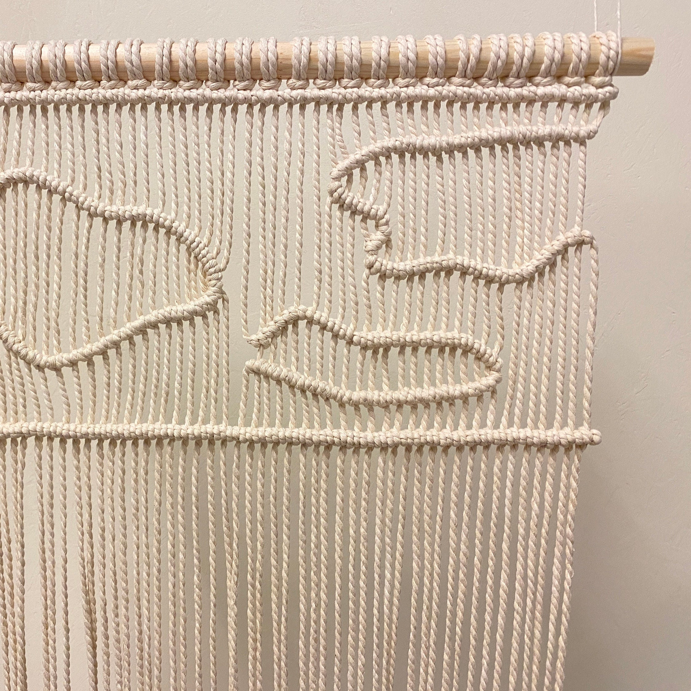 Macrame Weaving Pattern PDF, Woven Wall Hanging Pattern PDF, Easy ...