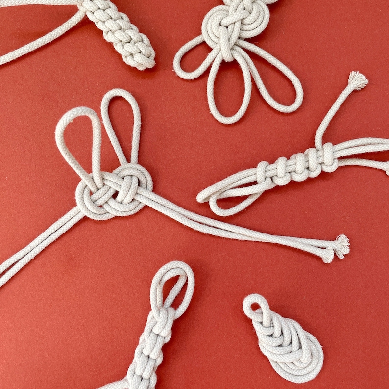 Trendy Macrame Knot Guide PDF With 10 Macrame Knots Explained, Step by ...