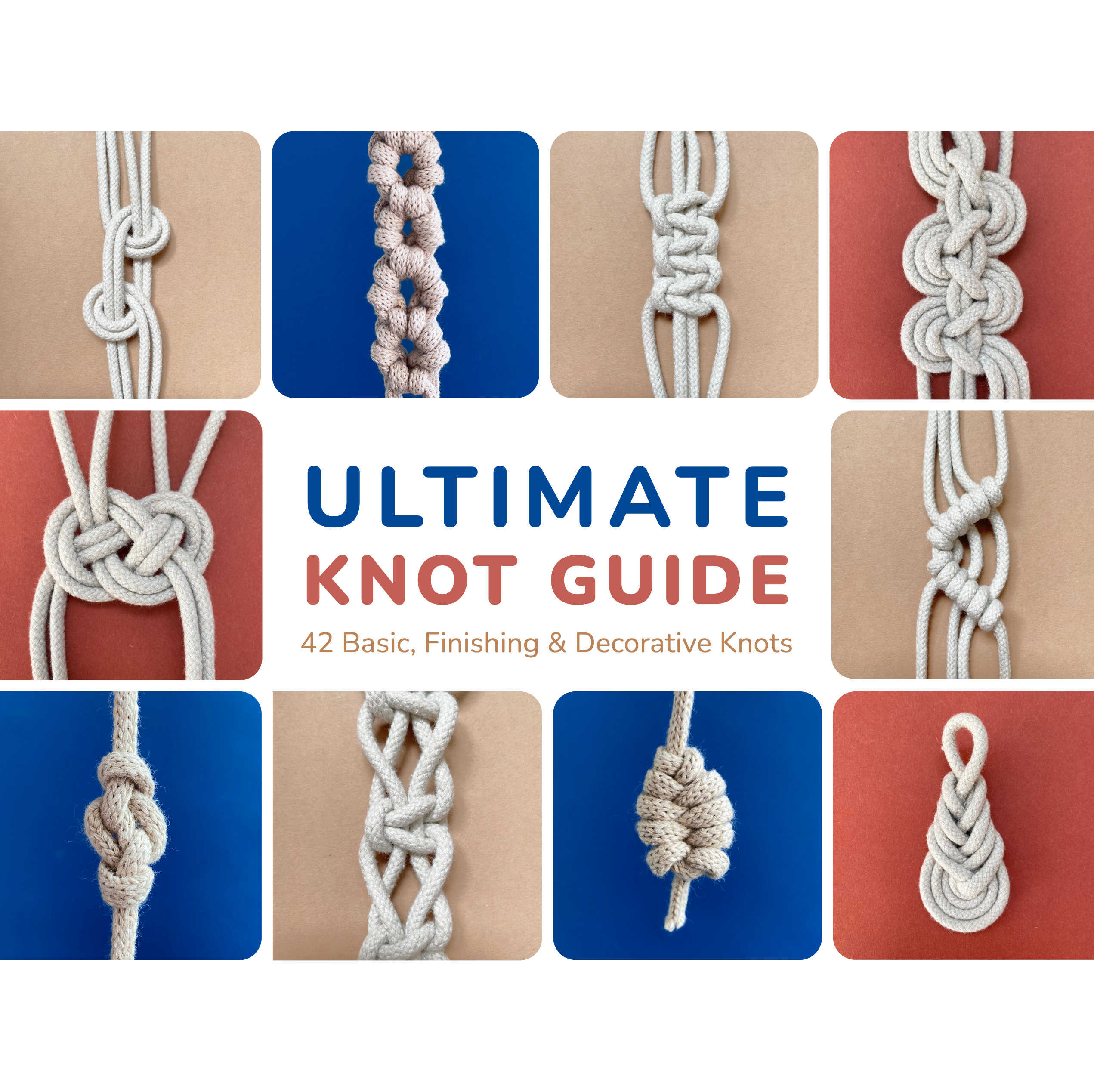 12 Macrame Basic Knots - Guia Digital PDF e Nós