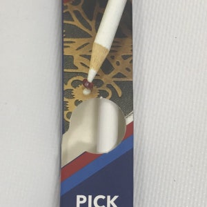 Rhinestone Picker Wax Pencil Pen, Double Head Pick up Applicator Tool for  Nail Studs, Gems, Crystal, Jewel, Diamond, Stones 