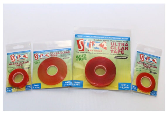 Ultra Clear Double Sided Tape Various Widths 