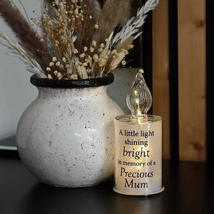 Memory Candle LED Light - Mum | Memorial Light