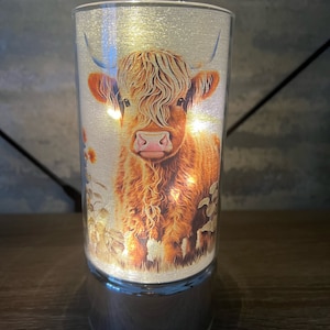 Highland Cow Light | Highland Cow | Home Decor Light