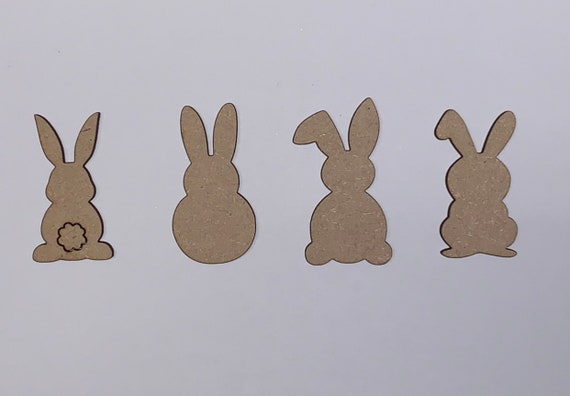 Bunny, Easter Bunny MDF shapes, Craft shapes, Wooden Blanks, Craft Embellishments, card making