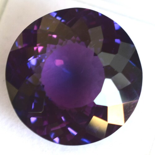 Natural Loose Gemstone Alexandrite 28.56 Ct Round Shape Faceted Excellent shops Certified Best Sale Going on. Stone Size 18 x 18 X 10 MM