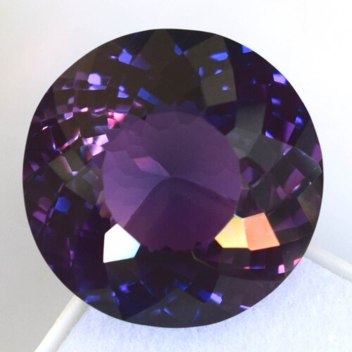 Natural Loose Gemstone Alexandrite 28.56 Ct Round Shape Faceted Excellent shops Certified Best Sale Going on. Stone Size 18 x 18 X 10 MM