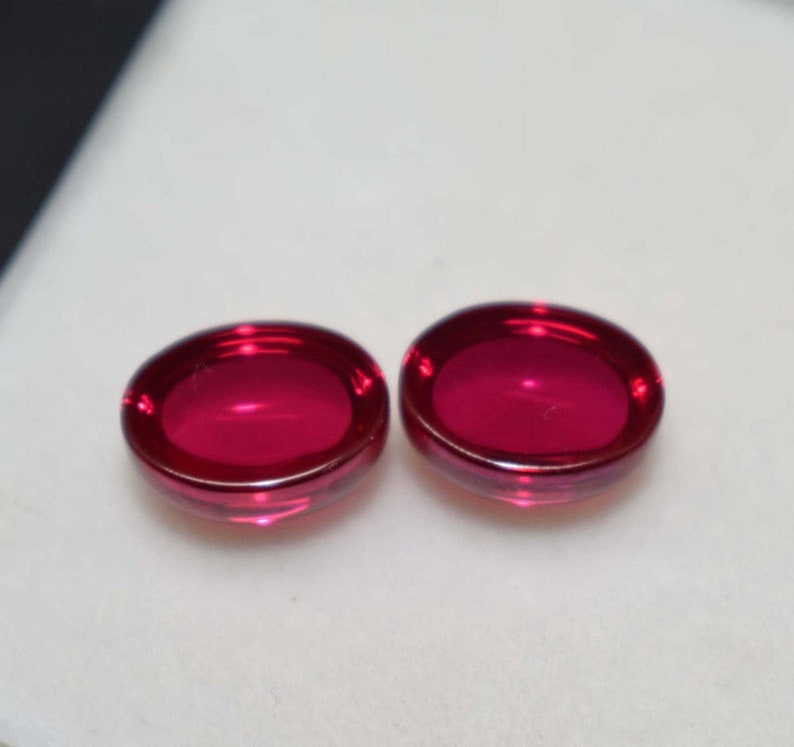 Natural 50 Ct Red ruby cabochon GGL Certified Origin Mozambique