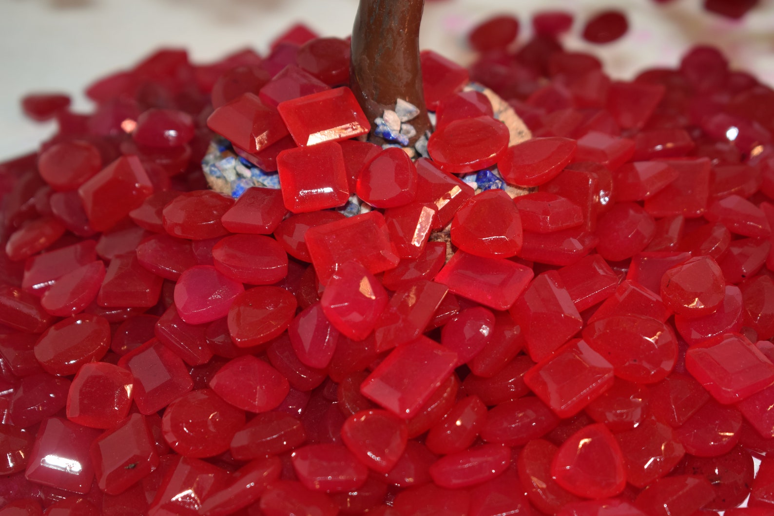 Natural Red Beryl Bixbite Mix Shape 680 Ct Lot Gemstone From - Etsy