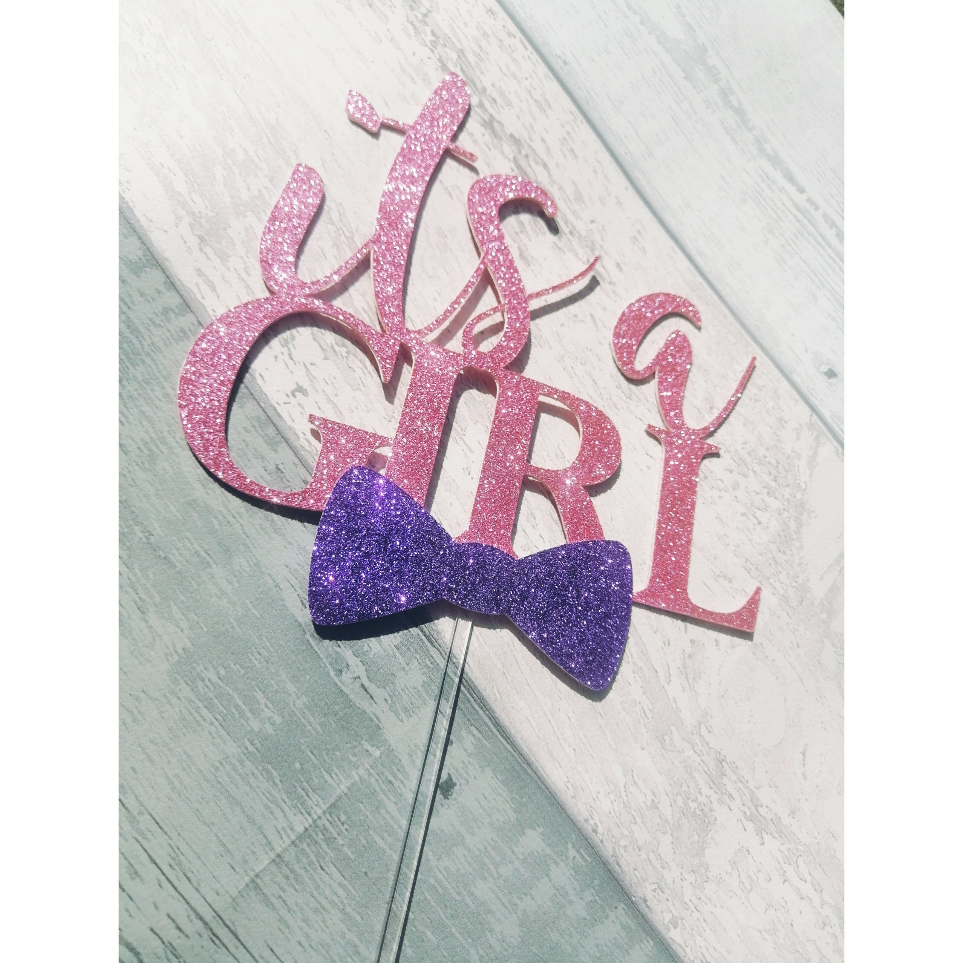 It's a Girl Cake Topper Baby Shower - Etsy