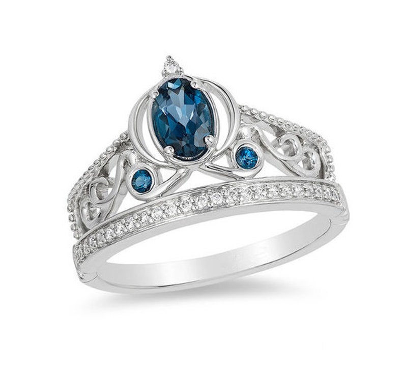 Enchanted Disney rings Cinderella Oval London Diamond Etsy