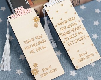 2025 Teacher Appreciation Gift - Feather Charm Bookmark With Inspirational Message