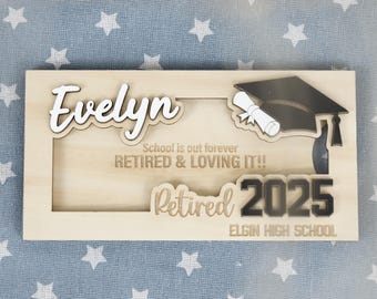Personalized Retirement Money Holder Gift, Congratulations Money Holder, Money Gift Holder, Money Envelope, Money Wallet, Grad Money Gift