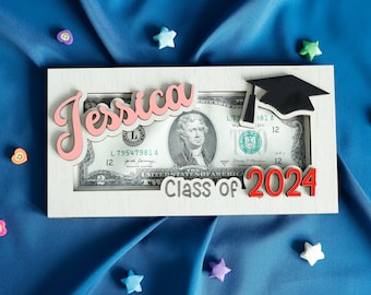 Personalized Graduation Gifts, Graduation Money Holder, Gift For Graduate Student, High School Graduation Gift, Custom Gift For Graduation