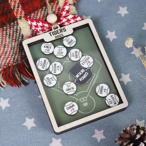 Baseball Softball Team Personalized Ornament, Custom Coach Shaking Ornament, Baseball Softball Player Shaker Ornament, Sports Shake Ornament