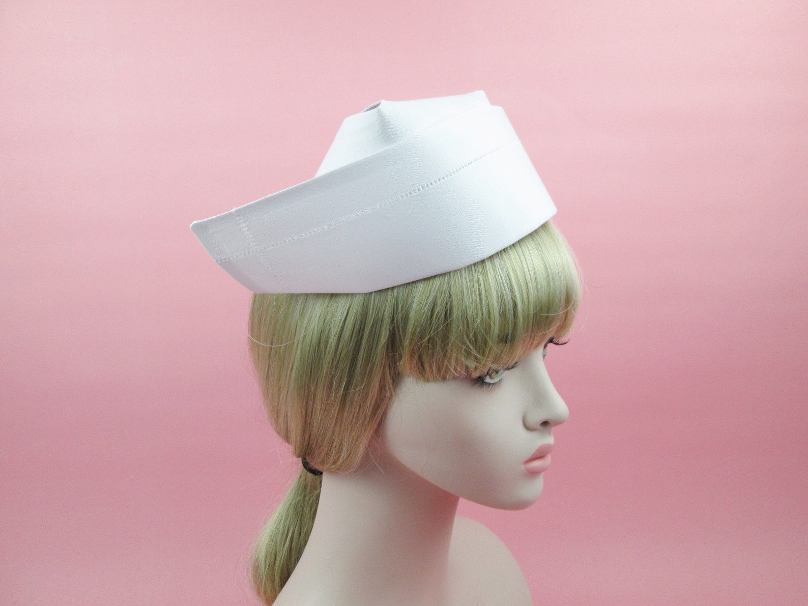 NURSE HAT Vintage Traditional White Nurse's Cap Etsy