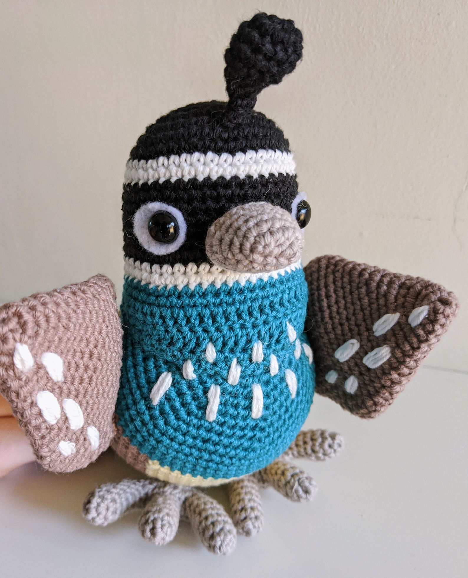Colin the Quail Bird Crochet Amigurumi Pattern PDF Etsy
