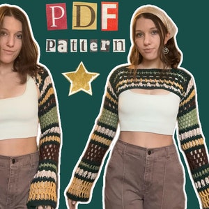 Crochet Scrappy Shrug Pattern