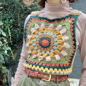 Flower Vest Crochet Pattern