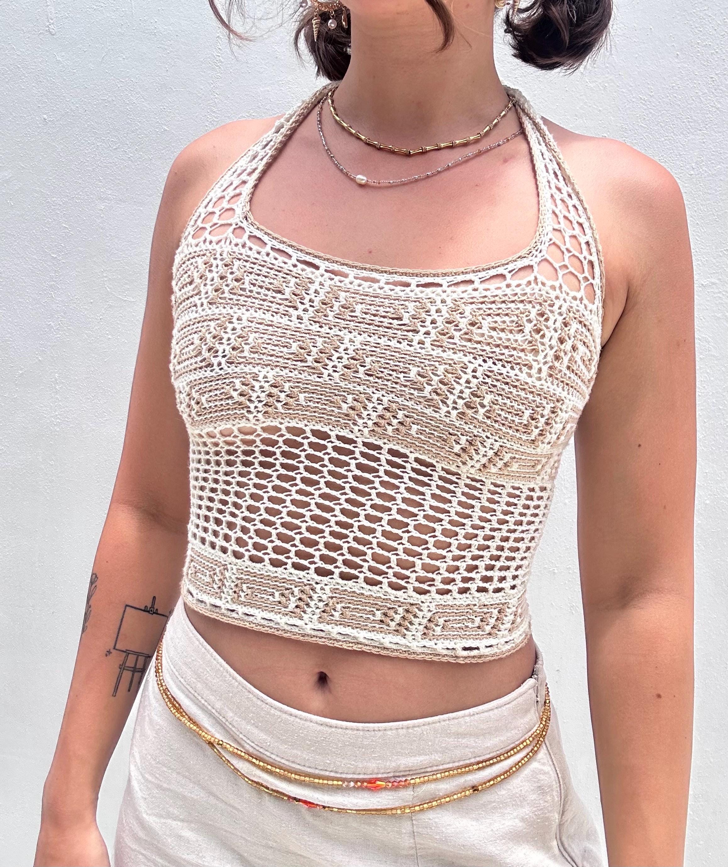 mame Lamé Jersey Cropped Sheer Top ベージュ Lame Jersey Cropped Sheer Top