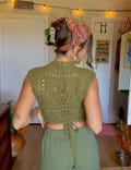 Lacey Wrap Top Crochet Pattern