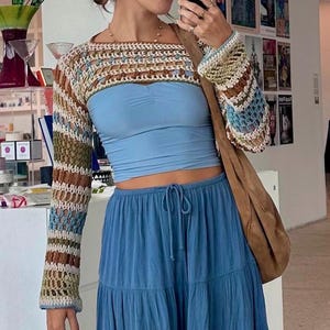 Crochet Scrappy Shrug Pattern