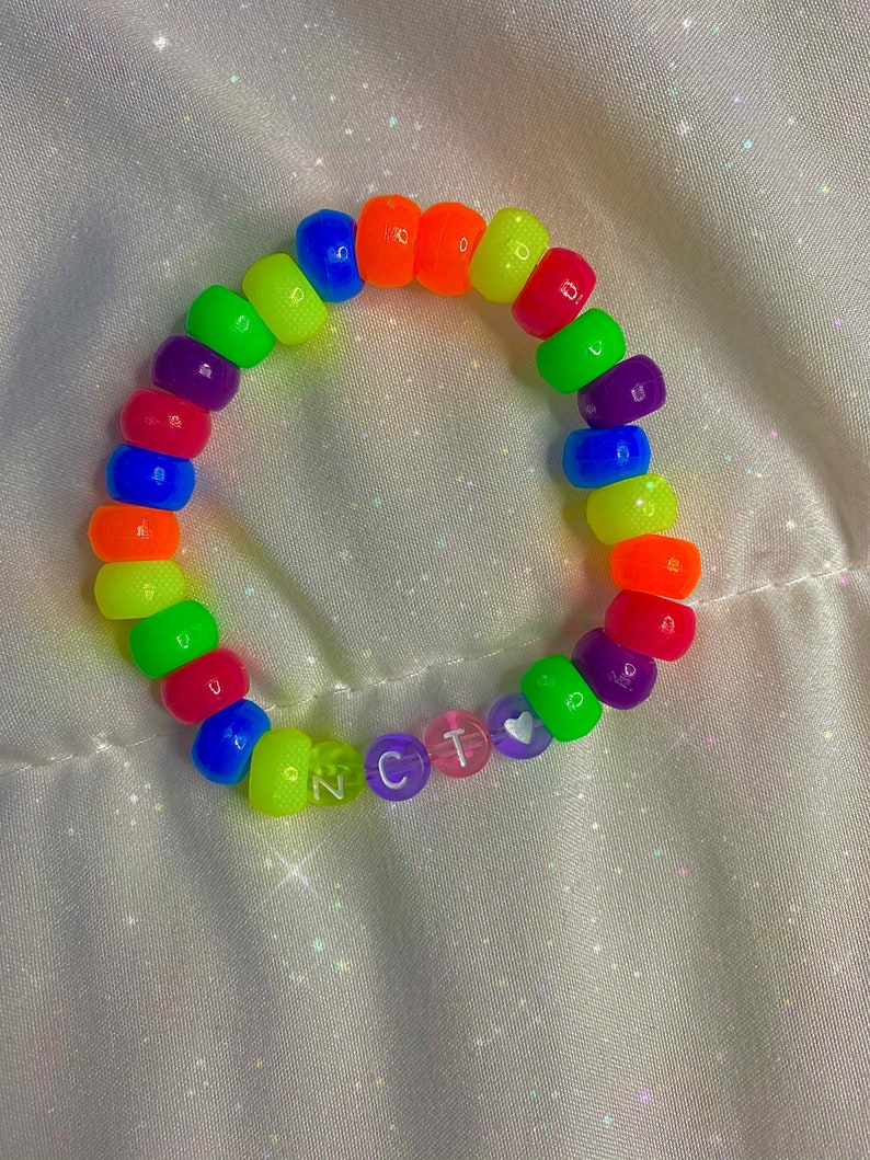 Kidcore beaded NCT/WAYV bracelet Etsy