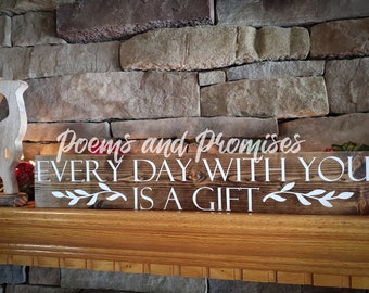 Yellowstone Sign, Every Day With You Is A Gift Sign, Yellowstone Wall Decor, Wedding Gift Anniversary Gift Beth Dutton Sign Yellowstone Gift