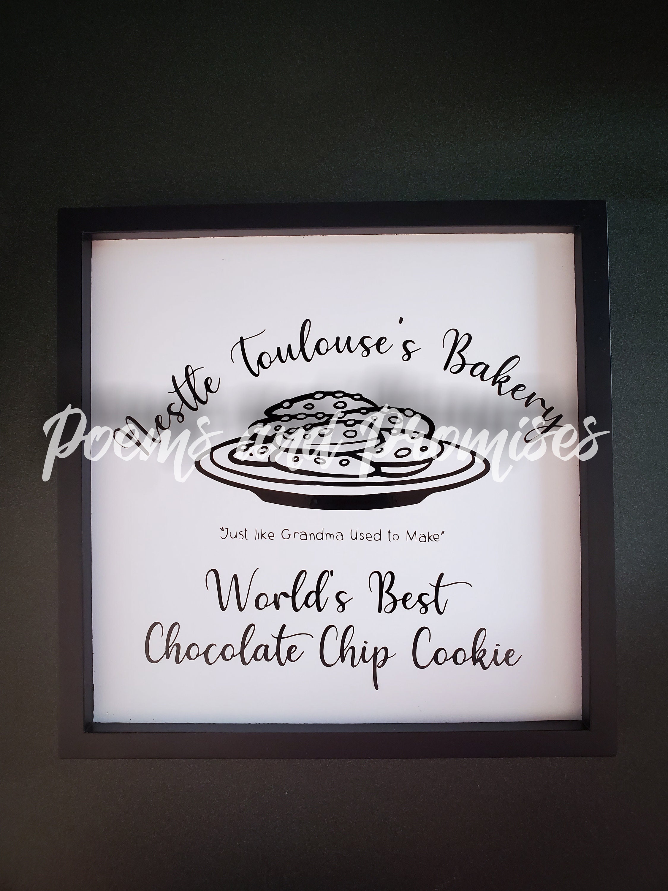 Cookies♡ロゴプレート Friends Kitchen Sign, Phoebe Cookie Recipe Sign, Friends Sign