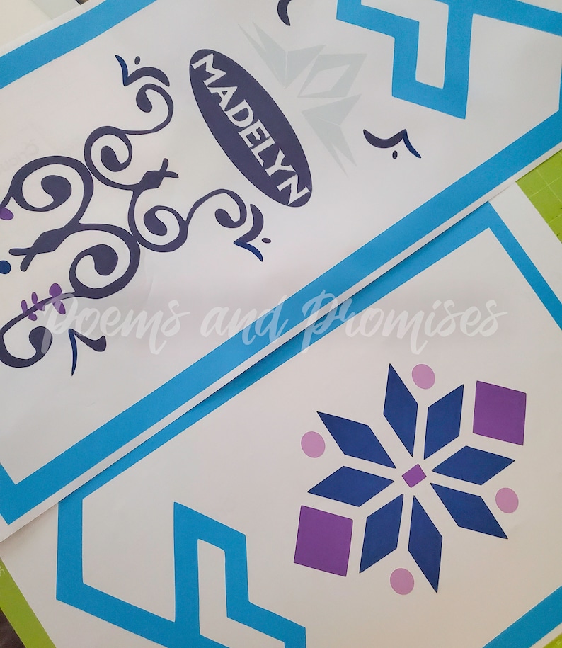 Frozen Door Decal Frozen Decal Anna Decal Elsa Decal Etsy