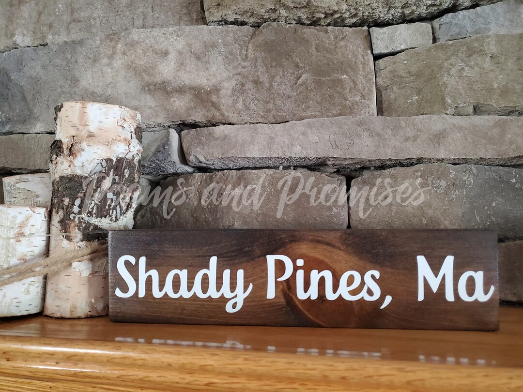 Shady Pines, Ma Sign, Golden Girls Sign, Shady Pines Sign, Golden Girls ...