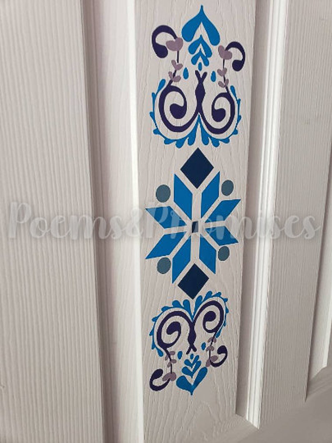 Frozen Door Decal Frozen Decal Princess Decal Girls Bedroom Etsy