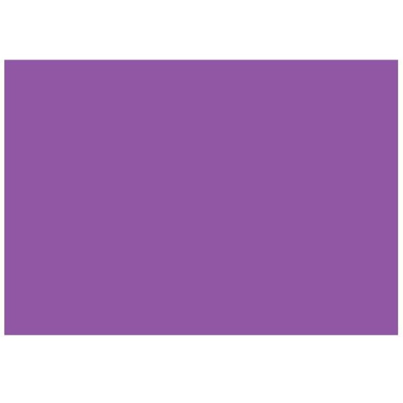 May include: A solid purple background.