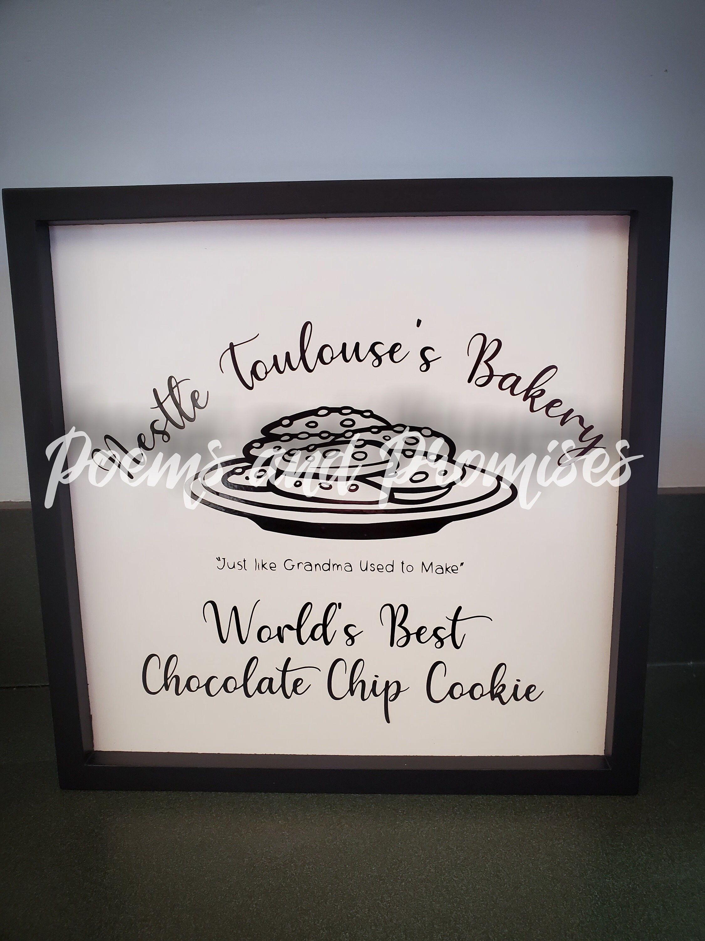 Cookies♡ロゴプレート Friends Kitchen Sign, Phoebe Cookie Recipe Sign, Friends Sign