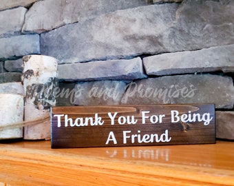 Golden Girls Sign, Thank You For Being A Friend Sign, Golden Girls Decor, Galentine&#39;s Gift, Friend Gift, Golden Girls Quotes
