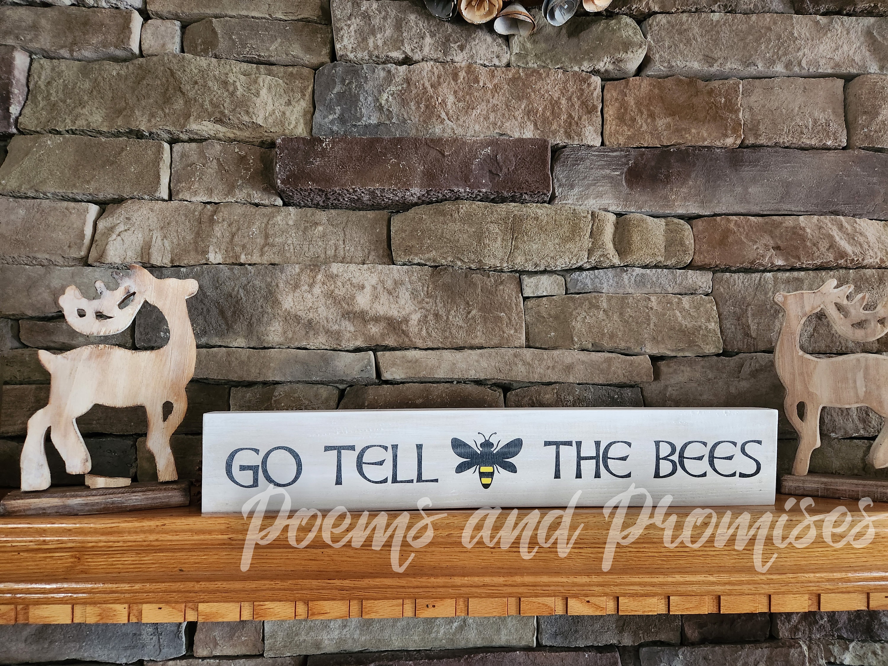 Outlander Sign Go Tell the Bees Sign, Outlander Sign, Outlander Decor, Outlander Gift ...