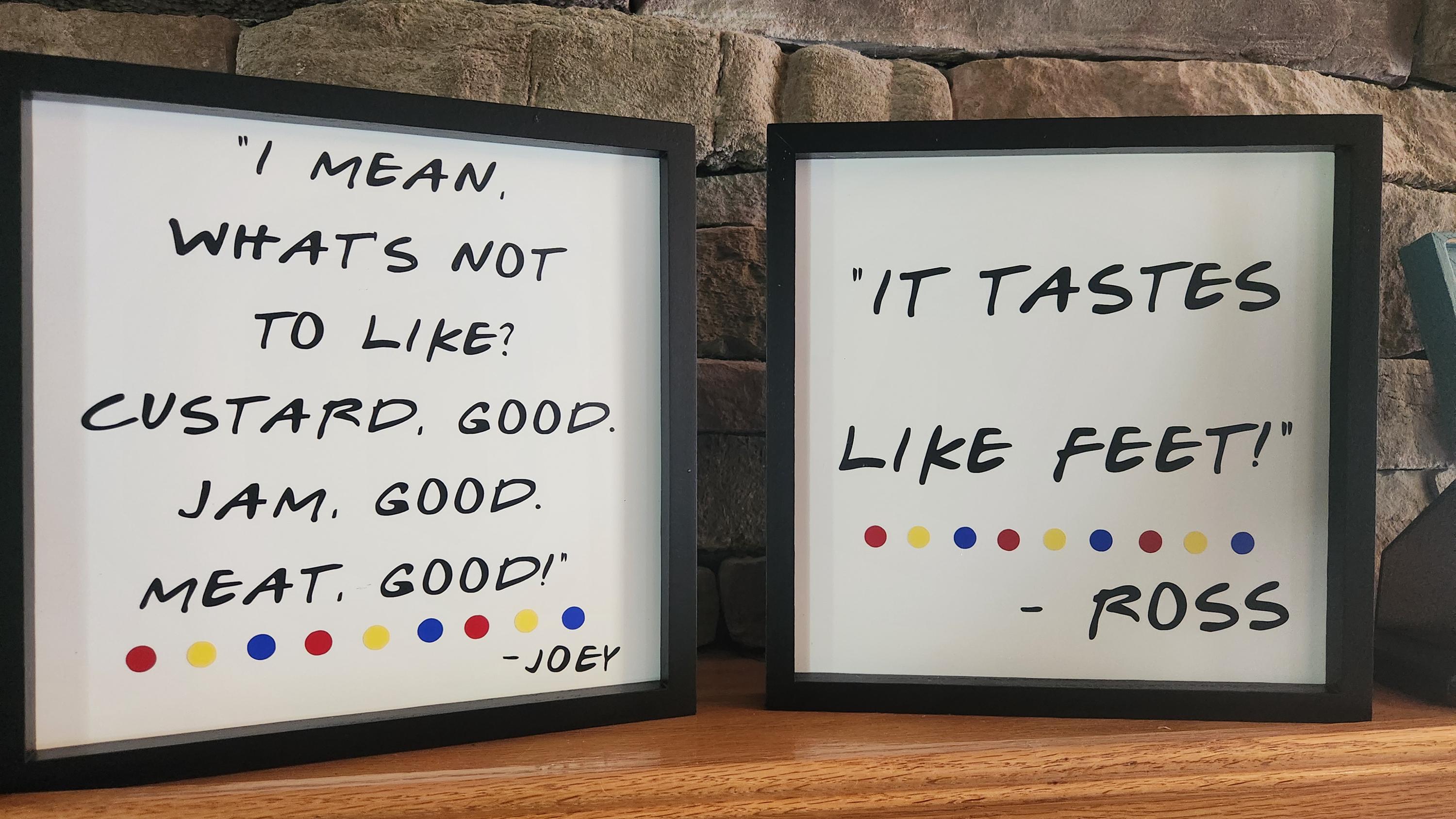 Friends Kitchen Sign, Friends Trifle Sign, Friends Quote Sign, Friends ...