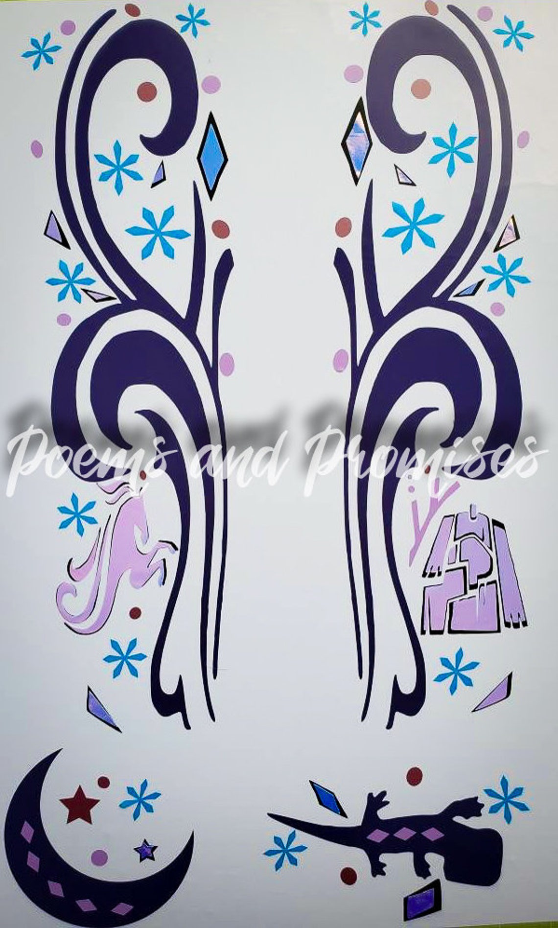 Frozen Myth Door Decal Frozen Door Decal Personalized Frozen Etsy