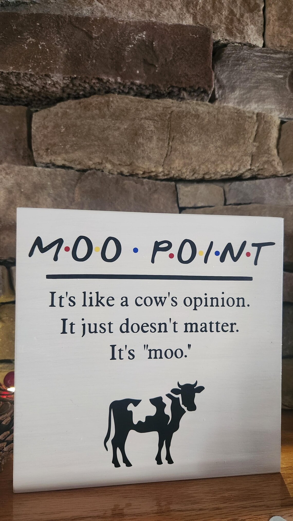Moo Point, Friends Sign, Moo Point Definition, Joey Moo, Joey Quote ...