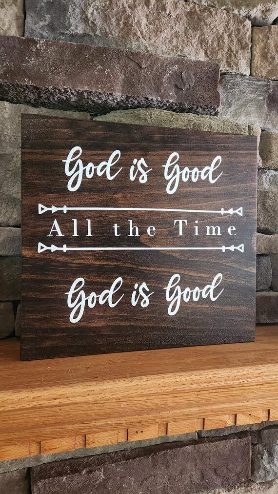 Vintage 'God Is Good' Metal Tin Sign – 16x4 Inch Rustic Wall Decor For Home, Bar, Garage - View #14