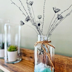 Handmade ‘Bee Kind’ Wire Flower Bouquet-Floral Arrangement-Mother’s Day Gift-Summer Decor
