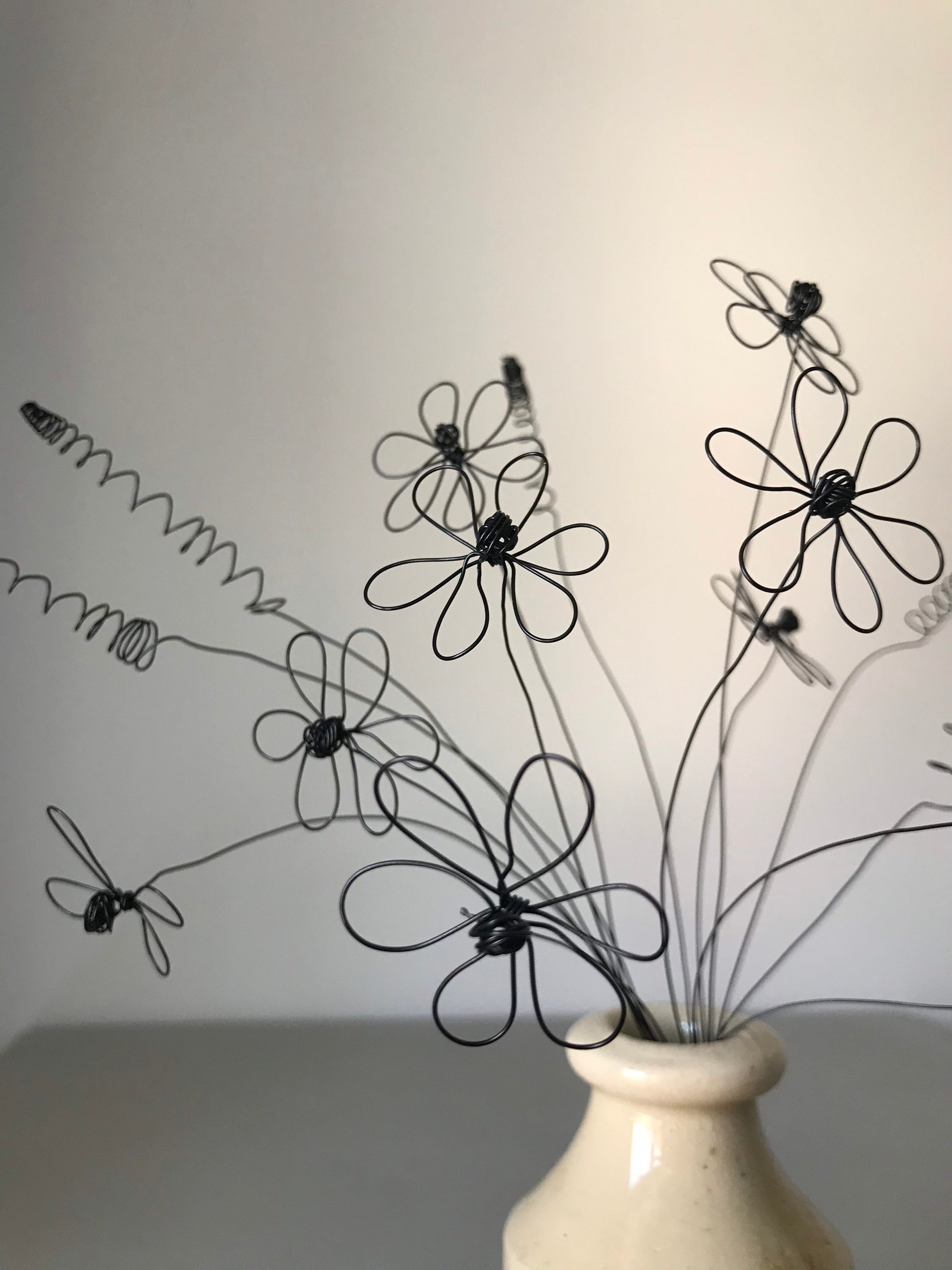 Handmade Wire Daisy Flower Bouquet-everlasting Flowers - Etsy