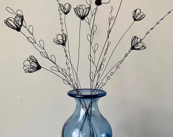 Handmade ‘Bee Kind’ Wire Flower Bouquet-Floral Arrangement-Mother’s Day Gift-Summer Decor