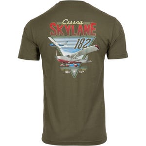 Cessna 182 Skylane Pilot T-Shirt by Aeroplane Apparel Co.