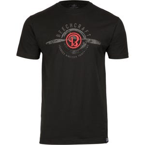Beechcraft Logo Propeller T-Shirt von Airplane Apparel Co.