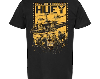 Bell UH-1 Huey Tribute T-Shirt by Aeroplane Apparel Co.